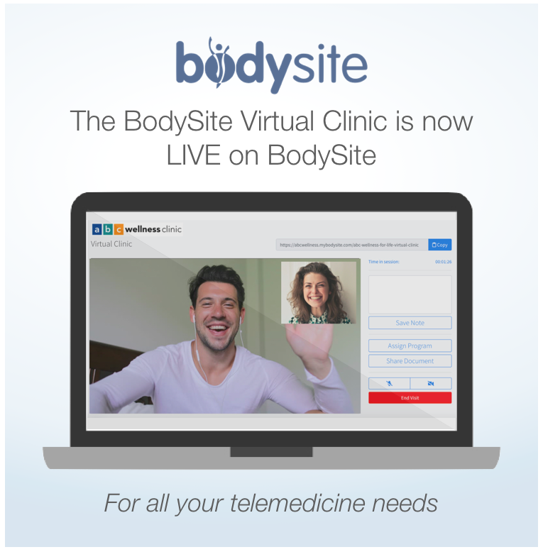 Now Introducing Bodysites Telemedicine Virtual Clinic Bodysite Remote Patient Care 4299