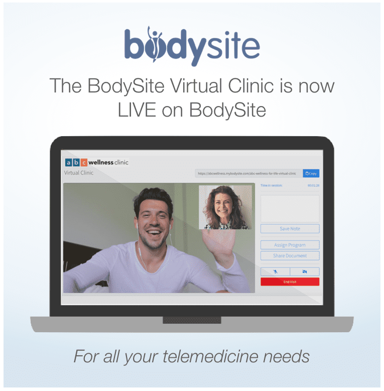 Now Introducing Bodysites Telemedicine Virtual Clinic Bodysite Remote Patient Care 4299