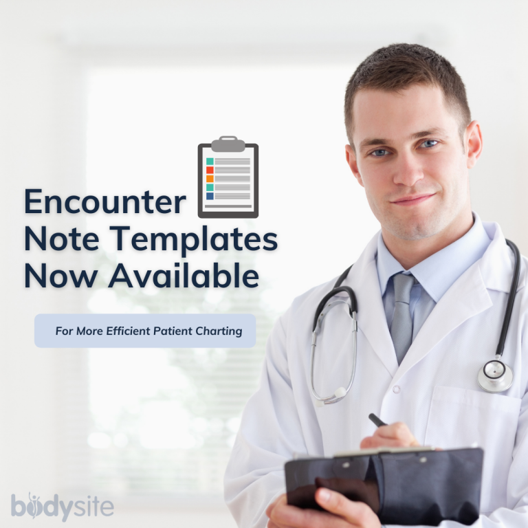 Encounter Notes For More Efficient Patient Charting And Documentation Bodysite Remote Patient Care 1204